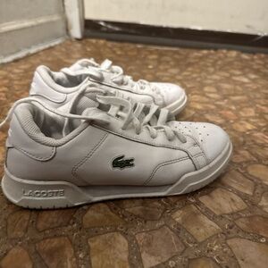 Lacoste White Trainer Sneakers